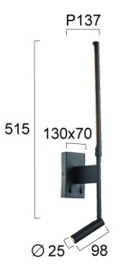 Aplica perete LED 3000K Nido 4322900 - Img 3