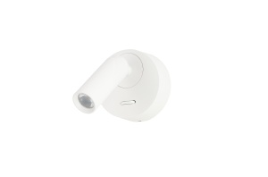 Aplica perete LUGANO ROUND WALL Alb