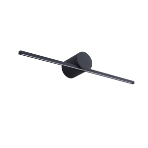 Aplica perete Modern Slim 40 cm Negru LED 3000K - Img 1