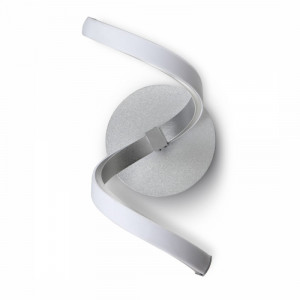 Aplica argintie, Aplica dormitor argintie, Aplica perete metal, Lampa de perete, Aplica dormitor, Iluminat interior, Aplica perete moderna, Aplica living, Aplica moderna dormitor, Aplica dormitor moderna, Aplica de perete living, Aplica de perete hol, Apl