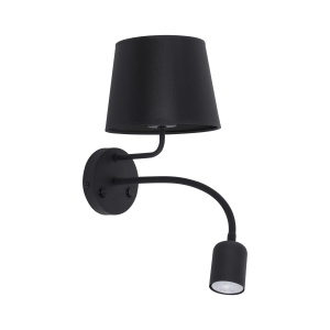 Aplica perete Negru 2xE27 GU10 MAJA 2537TK - Img 1