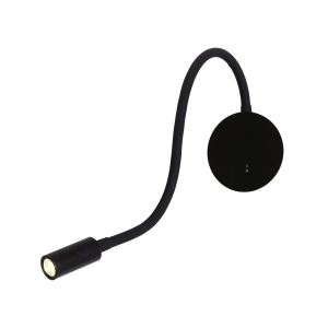 Aplica perete Senise Negru LED 3000K - Img 1