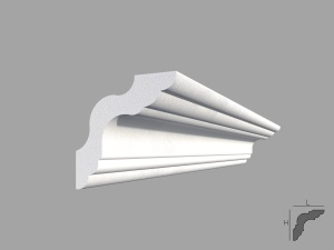 Bagheta de colt / Cornisa de interior BC01 dimensiuni 50x50x2000mm - Img 1