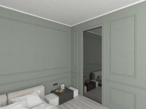 Bagheta de colt / Cornisa de interior BC27 dimensiuni 30x30x2000mm - Img 3