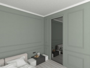 Bagheta de colt / Cornisa de interior poliuretan BC38 dimensiuni 59.5x49.5x2000mm - Img 3