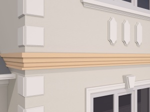 Brau decorativ de exterior FP318 dimensiuni 210x55x2000mm - Img 2