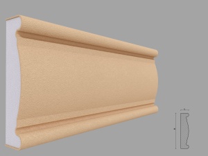 Brau decorativ de exterior FP319 dimensiuni 180x40x2000mm