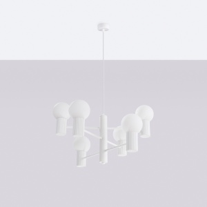 Candelabru HALO 6 alb - Img 2