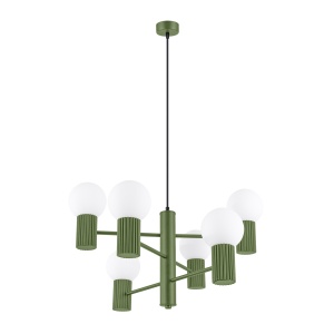 Candelabru HALO 6 verde măsliniu