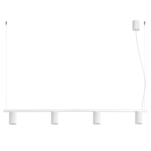 Candelabru KARBON 4 alb - Img 1