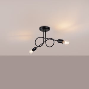 Candelabru LOOP 2 Negru - Img 3
