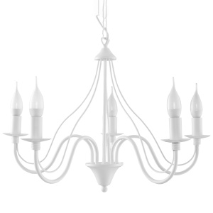 Candelabru MINERWA 5 alb - Img 1