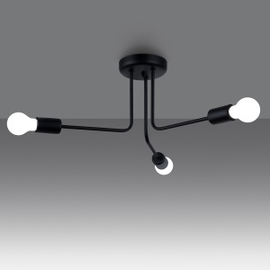 Candelabru NORAH 3 Negru - Img 3