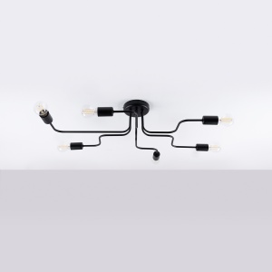 Candelabru VECTOR 6 Negru - Img 2