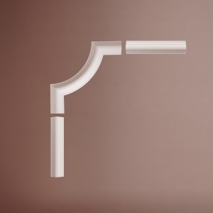Chenar decorativ din poliuretan CR810A - 20.5x1.8x20.5 cm