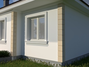Coltar decorativ de exterior FPCL07 dimensiuni 1000x35x250x250 - Img 4