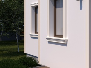 Coltar decorativ de exterior FPCL08 dimensiuni 110x110x2000mm - Img 2