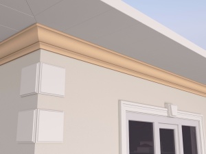 Cornisa decorativa de exterior FP404 dimensiuni 145x130x2000mm - Img 3