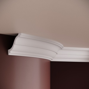 Cornisa poliuretan flexibil, Manavi, P876F - 8x8.5x200 cm