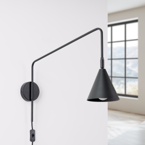 Lampă de perete NOX Negru - Img 2