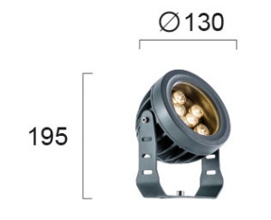 Lampa exterior LED 3000K Ermis 4205100 - Img 3