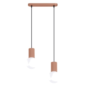 Lampă suspendată HALO 2L mocca