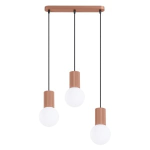 Lampă suspendată HALO 3L mocca