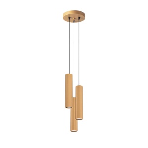 Lampă suspendată KARBON 3P Auriu