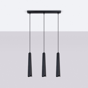 Lampă suspendată PRYSM 3L Negru - Img 2