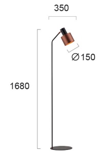 Lampadar E27 Dexter 4216100 - Img 2