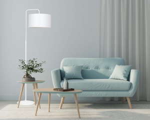 Lampadar TRAPO LP1 Alb Alb - Img 2