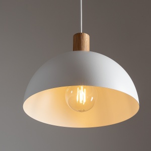Lustra Alb Bej 1xE27 OSLO 4851TK - Img 3