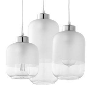 Lustra Alb Chrome 3xE27 MARCO 3357TK - Img 2