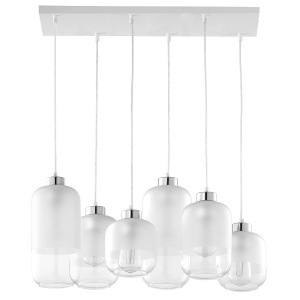 Lustra Alb Chrome 6xE27 MARCO 3359TK