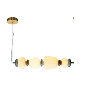 Lustra Auriu LED becuri Evans - Img 2