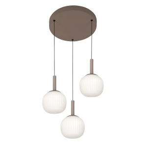 Lustra Bej LED 3 becuri Montes
