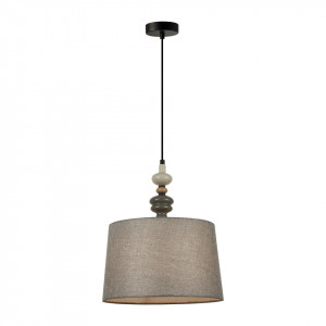 Lustra clasica rotunda neagra din metal Nerom B