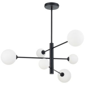 Lustra Dorado Negru 6xG9 - Img 1
