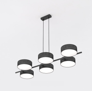 Lustra DRUMZ 6 Negru - Img 2