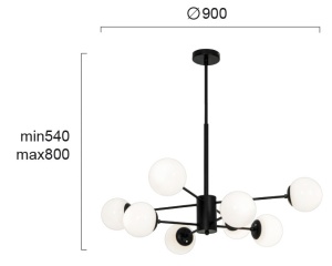 Lustra G9 Anouk 4228500 - Img 3