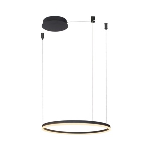 Lustra HALO PENDANT 150 CCT Negru + Telecomanda