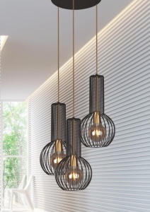 Lustra K-4522 - ARVI Negru - Img 3