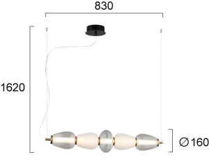 Lustra LED 3000K Shiny 4304000 - Img 3