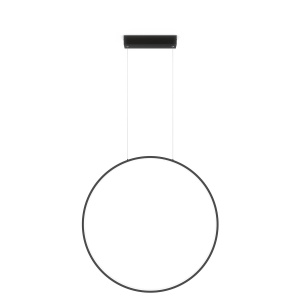 Lustra Mirror Negru LED CCT - Img 1