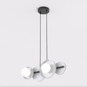 Lustra MODEL 4 Negru Gri - Img 2