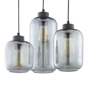 Lustra Negru 3xE27 MARCO 3185TK - Img 2