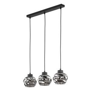 Lustra Negru 3xE27 ZULIA 5725TK - Img 1