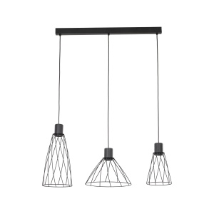 Lustra Negru 3xGU10 MODESTO 10149TK - Img 1