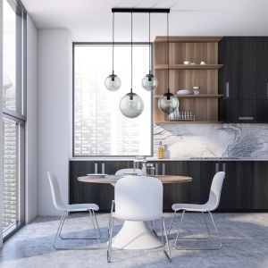 Lustra Negru 4xE27 ESME 5381TK - Img 2