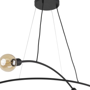 Lustra Negru 4xE27 HELIX 2724TK - Img 3